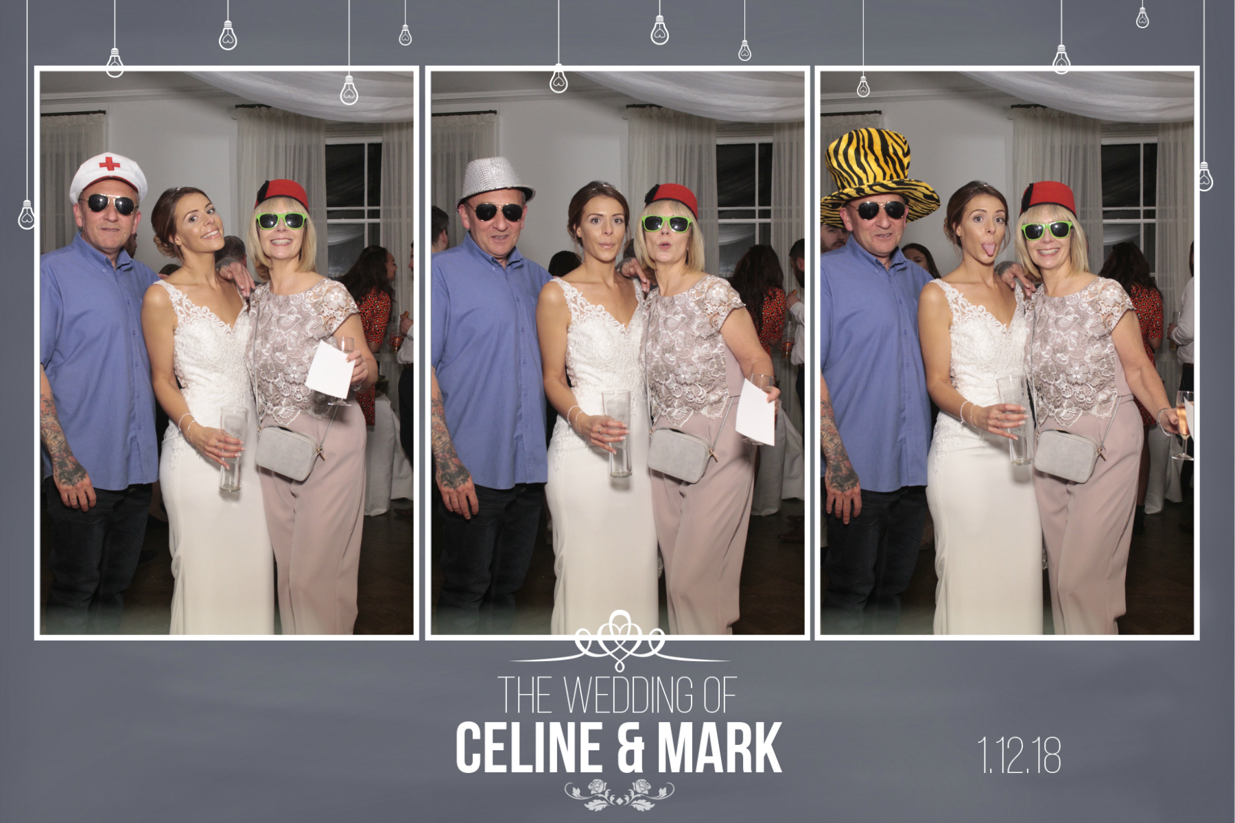 Mark and Celine's Wedding | View more photos from the event at gallery.myphotoboothexperience.co.uk/u/MyPhotoBoothExperienceLtd/Mark-and-Celines-Wedding